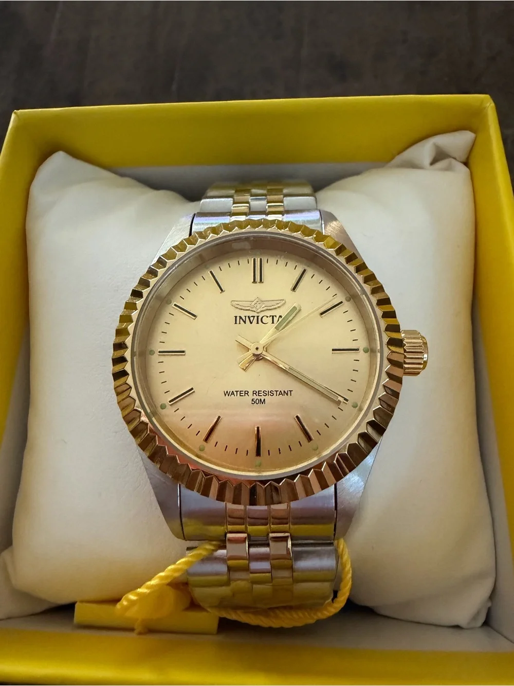 Invicta Two-Tone Gold and Silver Men’s Stainless Steel Watch